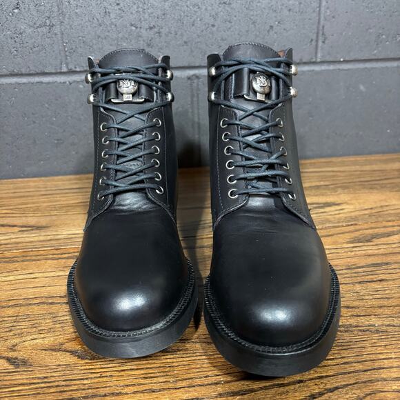 Marc Buchanan Pelle Pelle black leather combat boots Men’s 11 Made in Italy main image 5